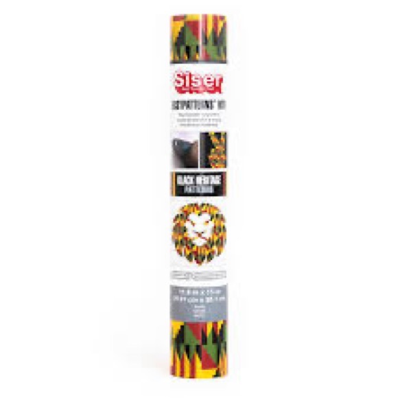 Siser® EasyPatterns® Black Heritage Heat Transfer Vinyl - Picture 2 of 2